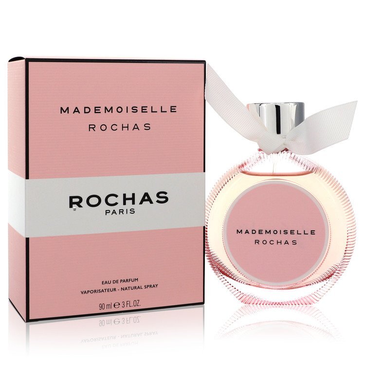Mademoiselle Rochas by Rochas – Playful Floral Women's Eau de Parfum | Peach, Rose & Musk | 3 oz EDP