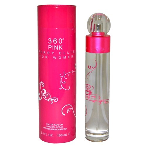 Perry Ellis 360 Pink by Perry Ellis – Citrus Floral Women's Eau de Parfum | Citrus, Rose & Sandalwood | 3.4 oz EDP