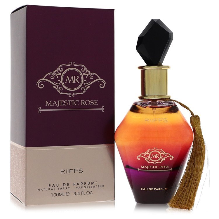 Majestic Rose by Riiffs – Rich Floral Unisex Eau de Parfum | Honey, Saffron & Rose | 3.4 oz EDP