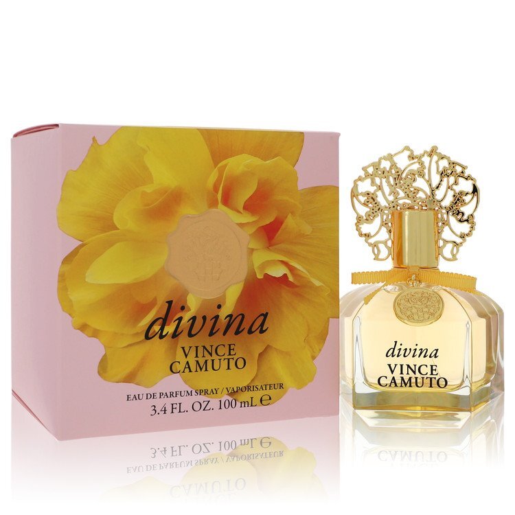 Vince Camuto Divina by Vince Camuto – Fruity Floral Women's Eau de Parfum | Grapefruit, Mimosa & Sunflower | 3.4 oz EDP