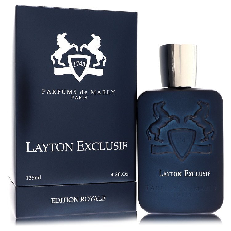 Parfums de Marly Layton Exclusif – Iconic Gourmand Men's Eau de Parfum | Almond, Rose & Coffee | 4.2 oz EDP