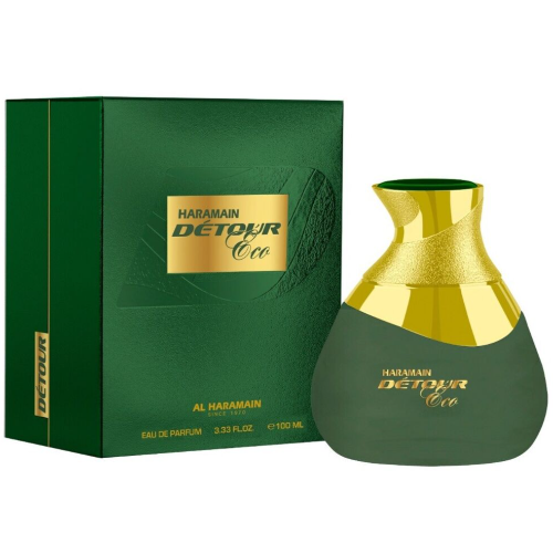 Al Haramain Detour Eco – Woody Spicy Unisex Eau de Parfum | Lavender, Saffron & Agarwood | 3.4 oz EDP