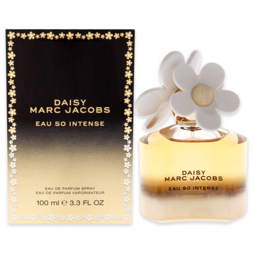 Marc Jacobs Daisy Eau So Intense by Marc Jacobs – Lush Floral Women's Eau de Parfum | Strawberry, Rose & Vanilla | 3.4 oz EDP