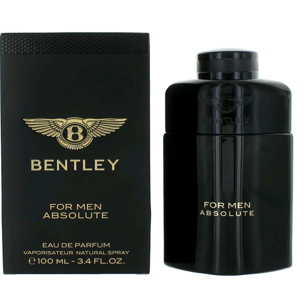 Bentley Absolute by Bentley – Woody Oriental Men's Eau de Parfum | Ginger, Pink Pepper & Amber | 3.4 oz EDP