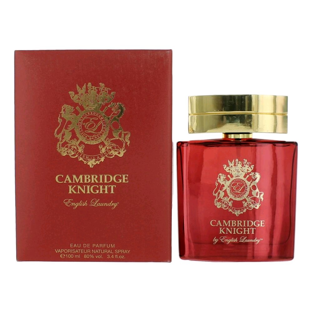 English Laundry Cambridge Knight by English Laundry – Fresh Floral Men's Eau de Parfum | Grapefruit, Jasmine & Oakmoss | 3.4 oz EDP