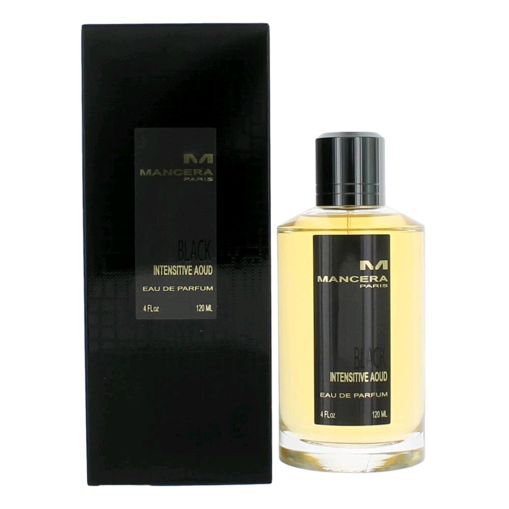 Mancera Black Intensive Aoud by Mancera – Dark Oriental Unisex Eau de Parfum | Oud, Rose & Sandalwood | 4 oz EDP