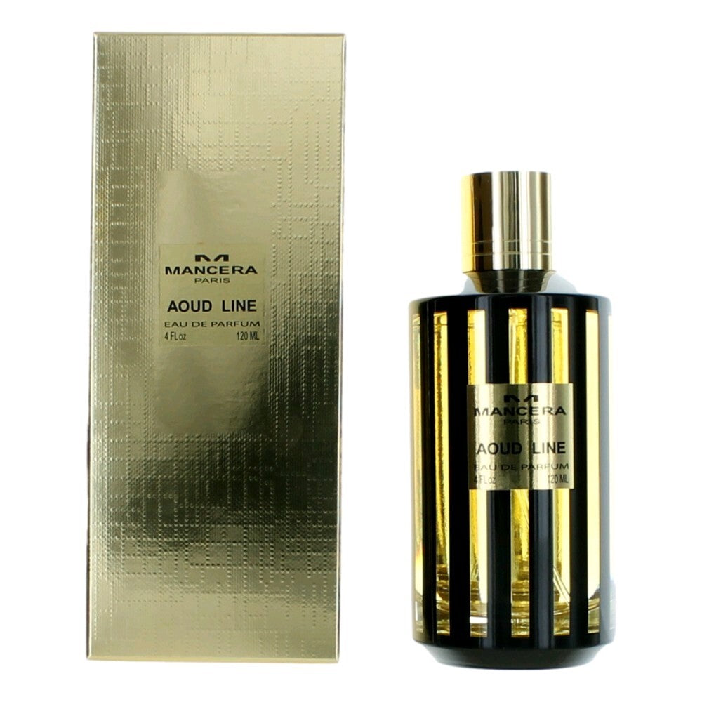 Mancera Aoud Line by Mancera – Smoky Oriental Unisex Eau de Parfum | Oud, Turkish Rose & Sandalwood | 4 oz EDP