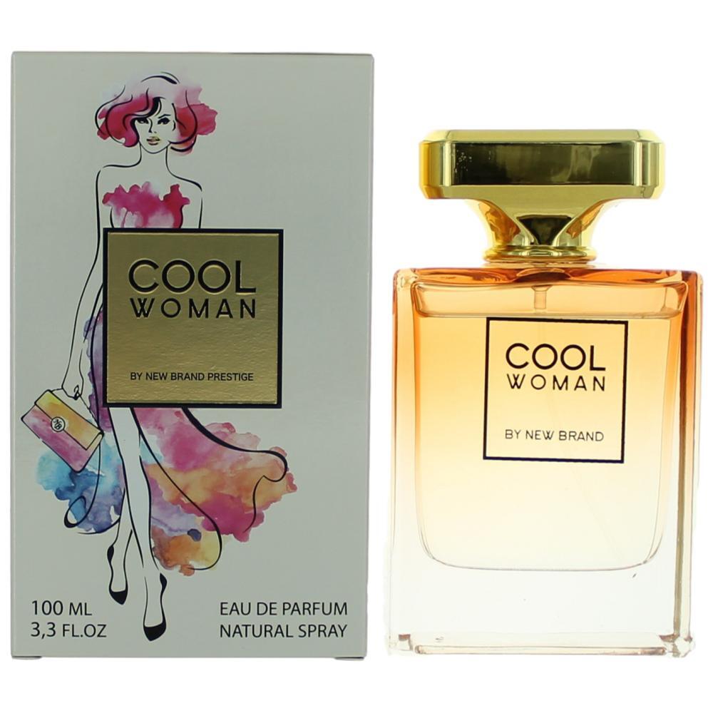 New Brand Cool Woman – Fresh Aquatic Women's Eau de Parfum | Crisp & Confident Scent | 3.3 oz EDP