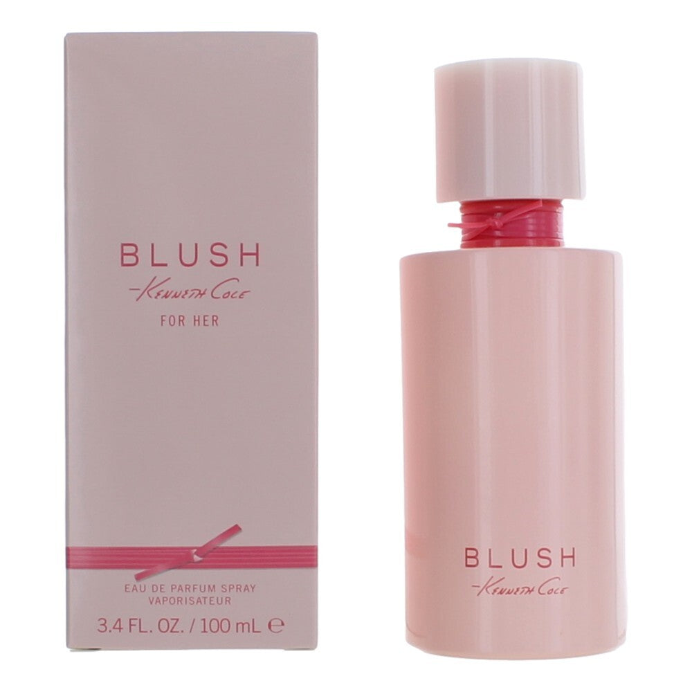 Kenneth Cole Blush by Kenneth Cole – Soft Floral Women's Eau de Parfum | Rose, Peony & Warm Musk | 3.4 oz EDP