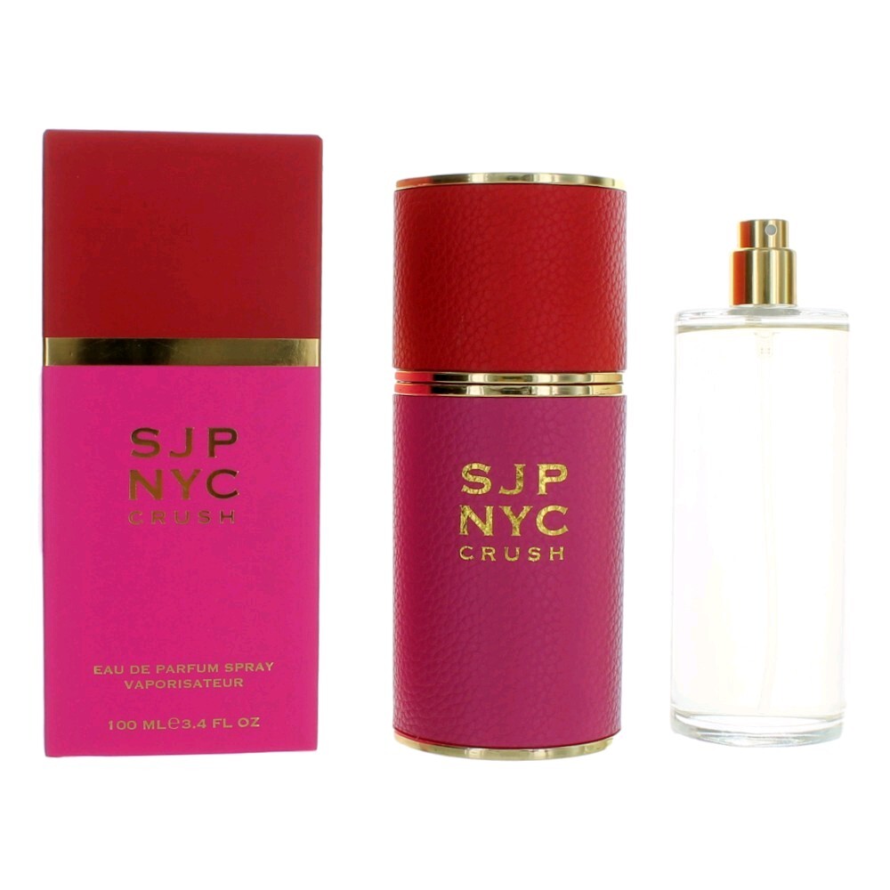 Sarah Jessica Parker SJP NYC Crush – Fruity Floral Women's Eau de Parfum | Peach, Jasmine & Plum Blossom | 3.4 oz EDP